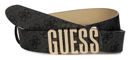 Δερμάτινη Γυναικεία Ζώνη Γκρι Guess