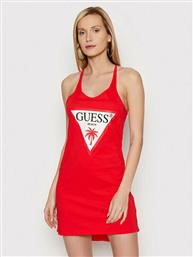 Guess Γυναικείο Κοντό Φόρεμα Παραλίας Κόκκινο από το Z-mall