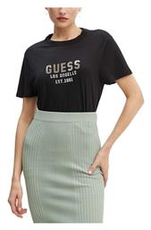 Γυναικείο T-shirt Ασημί - Μαύρο Guess