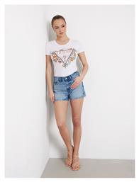 Γυναικείο T-shirt Floral Λευκο Guess