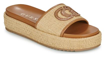 Καλοκαιρινές Γυναικείες Πλατφόρμες Μπεζ Guess