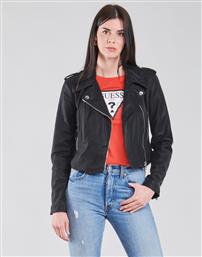 Guess W1GL11WDOC0 Δερμάτινο Γυναικείο Biker Jacket Μαύρο από το Spartoo