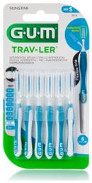 Trav-ler 1614 Μεσοδόντια Βουρτσάκια 1.6mm 6τμχ GUM