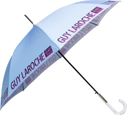 Guy Laroche Αντιανεμική Αυτόματη Ομπρέλα Βροχής με Μπαστούνι Μπλε