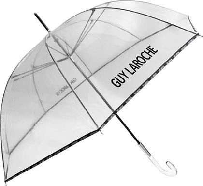 Guy Laroche Αντιανεμική Αυτόματη Ομπρέλα Βροχής με Μπαστούνι Διάφανη από το Plus4u