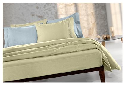 King Size 180x200+42εκ. με Λάστιχο Color Plus Olive Guy Laroche