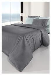 Σεντόνι King Size με Λάστιχο 180x200+42εκ. Color Plus Anthracite Guy Laroche