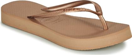 Slim Flatform Σαγιονάρες σε Μπεζ Χρώμα Havaianas