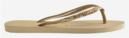 Slim Glitter II Σαγιονάρες Sand Grey Havaianas από το Z-mall