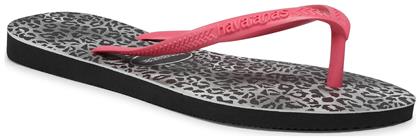 Slim Leopard Fc Σαγιονάρες σε Ροζ Χρώμα Havaianas