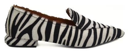 Δερμάτινες Γόβες με Χαμηλό Τακούνι Animal Print Hawkins Premium από το CasualShoes