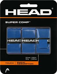 Head Super Comp Overgrip Μπλε 3τμχ από το Plus4u