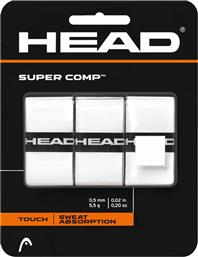 Head Super Comp Overgrip Λευκό 3τμχ από το Plus4u
