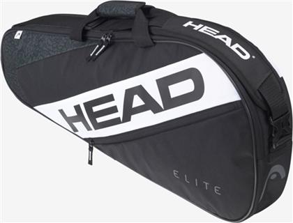 Head Tennis Elite Pro 2022 Τσάντα Ώμου / Χειρός Τένις 3 Ρακετών Μαύρη από το Plus4u