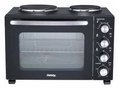 HEO-40370 Ηλεκτρικό Φουρνάκι 35lt με 2 Εστίες Hobby