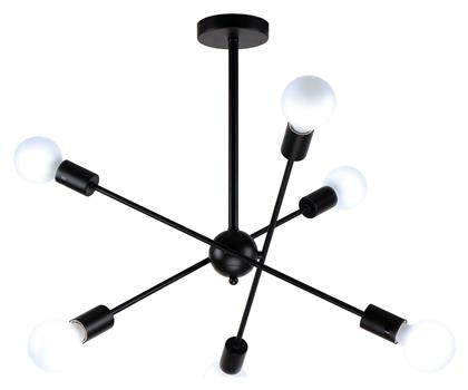 Gwen Κρεμαστό Φωτιστικό Μαύρο 75x75x57εκ. Home Lighting