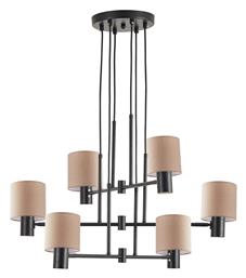 Πολυέλαιος Ø77cm με Καπέλα Μαύρος 77-8872 Home Lighting