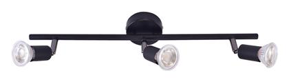 Τριπλό Σποτ με Ντουί GU10 σε Μαύρο Χρώμα Home Lighting