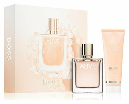 Boss Alive Eau De Parfum 50ml & Body Lotion 75ml Hugo Boss