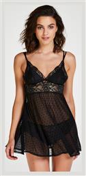 Hunkemöller Καλοκαιρινό Babydoll Μαύρο - Hunkemoller