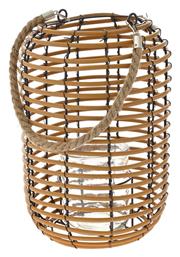 Φαναράκι Rattan Καφέ 21x21x31εκ. Iliadis