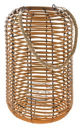 Φαναράκι Rattan Καφέ 27x27x41εκ. Iliadis