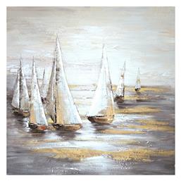 Sailer Πίνακας σε Καμβά 100x100cm Inart