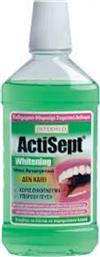 Actisept Whitening Στοματικό Διάλυμα για Λεύκανση 500ml Intermed