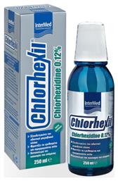 InterMed Chlorhexil 0.12% Στοματικό Διάλυμα για την Ουλίτιδα, κατά της Πλάκας & της Κακοσμίας 250ml - Intermed