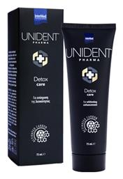 InterMed Unident Pharma Detox Care Οδοντόκρεμα με Ενεργό Άνθρακα 75ml - Intermed