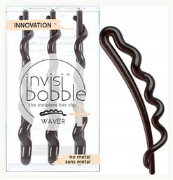 Απλά Τσιμπιδάκια Μαλλιών Μαύρα 3τμχ Invisibobble