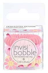 Original Retro Dreamin 50 Shades of Hue Σπιράλ Λαστιχάκια Ροζ 3τμχ Invisibobble