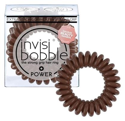 Invisibobble Original Σπιράλ Λαστιχάκια Καφέ Pretzel Brown 3τμχ