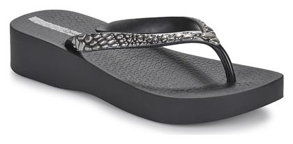 Mesh Ix Plat Fem Σαγιονάρες σε Μαύρο Χρώμα Ipanema από το SerafinoShoes