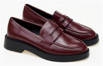 Γυναικεία Loafers σε Μπορντό Χρώμα Issue Fashion