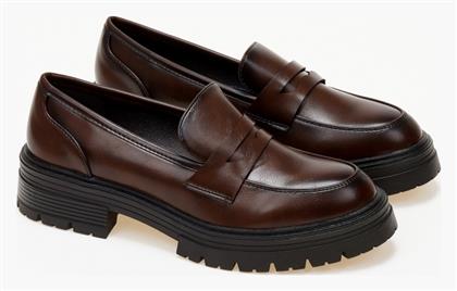 Γυναικεία Loafers σε Καφέ Χρώμα Issue Fashion