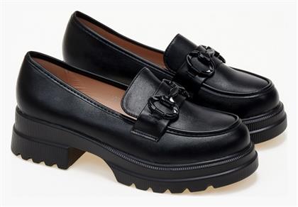 Γυναικεία Loafers σε Μαύρο Χρώμα Issue Fashion