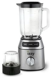 BL-633A Μπλέντερ για Smoothies με Γυάλινη Κανάτα 1.5lt 700W Inox Izzy