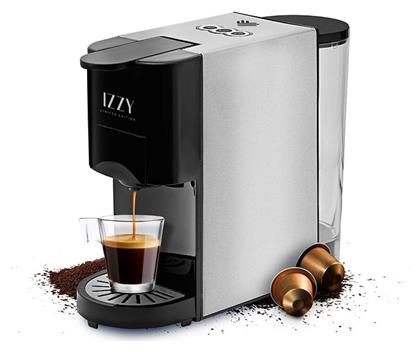 IZ-6009 Καφετιέρα για Κάψουλες Nespresso Πίεσης 19bar Grey Izzy από το Plus4u
