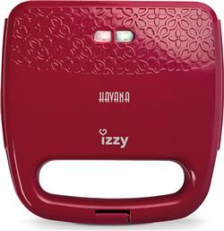 Izzy K-77 Τοστιέρα 800W Havana Red από το Elektrostore24
