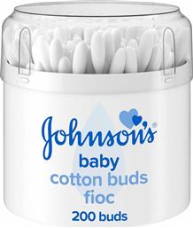 Johnson & Johnson Baby Cotton Buds 200τμχ