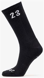 Essentials Μπασκετικές Κάλτσες Μαύρες 3 Ζεύγη Jordan