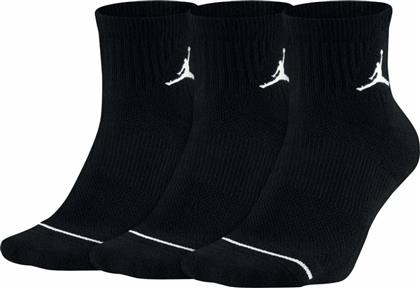 Jordan Jumpman Αθλητικές Κάλτσες Μαύρες 3 Ζεύγη από το Cosmos Sport