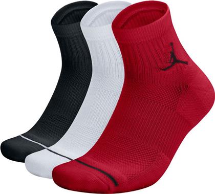 Jordan Jumpman Αθλητικές Κάλτσες Πολύχρωμες 3 Ζεύγη από το Athletix