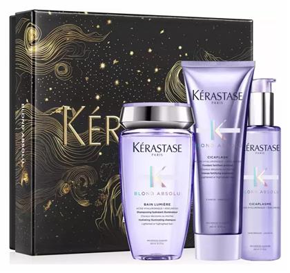 Kérastase Blond Absolu Σετ Περιποίησης για Βαμμένα Μαλλιά με Σαμπουάν και Conditioner 3τμχ - Kerastase