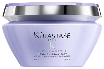 Kérastase Μάσκα Μαλλιών Blond Absolu Ultra-Violet για Προστασία Χρώματος 200ml - Kerastase