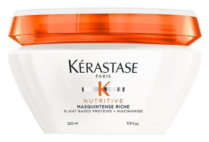 Kérastase Nutritive Μάσκα Μαλλιών Masquitense Riche για Ενυδάτωση 200ml - Kerastase