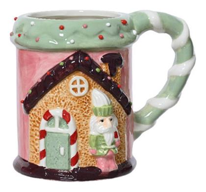 Χριστουγεννιάτικη Κούπα Κεραμική Πράσινη Μ13xΠ9xΦ11εκ. Kaemingk