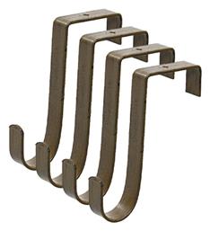 Κρεμάστρα Πόρτας Μεταλλική 4 Θέσεων 8x11.5cm Kaemingk