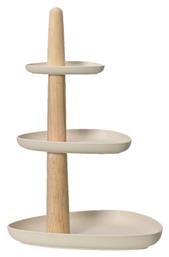 Ξύλινη Εταζέρα 3 Ορόφων Μπεζ Kaemingk